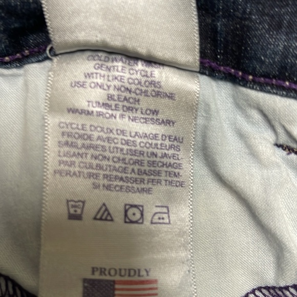 Not Your Daughters Jeans $89!Dark Wash Jeans Size 10p - Picture 10 of 10